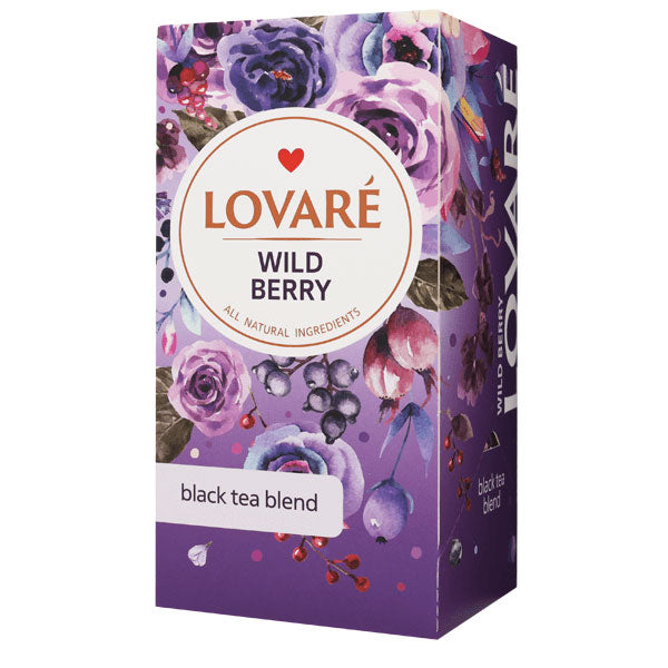 Чай черный с лесными ягодами – 24 пакетика